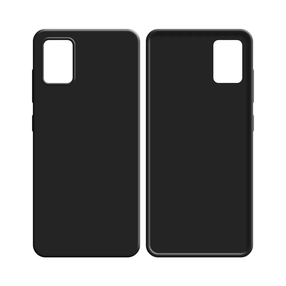 Coque Silicone Compatible pour Samsung Galaxy A51 A515 (#3) Noir — vue 2