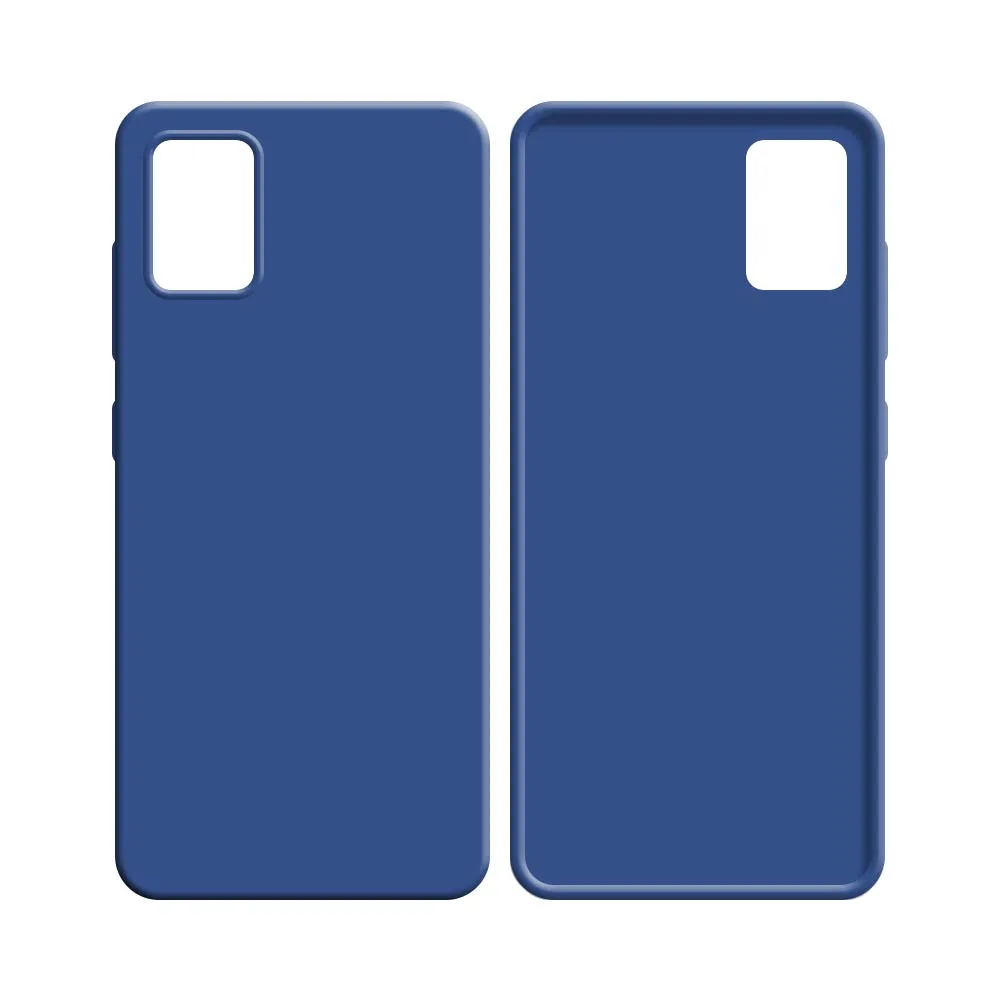 Coque Silicone Compatible pour Samsung Galaxy A51 A515 (#16) Bleu Marine — vue 2