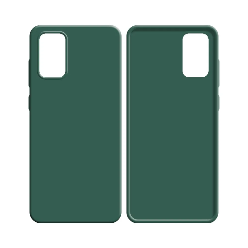Coque Silicone Compatible pour Samsung Galaxy A41 A415 Vert Foncé — vue 2