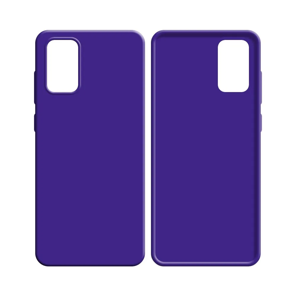Coque Silicone Compatible pour Samsung Galaxy A41 A415 Mauve — vue 2