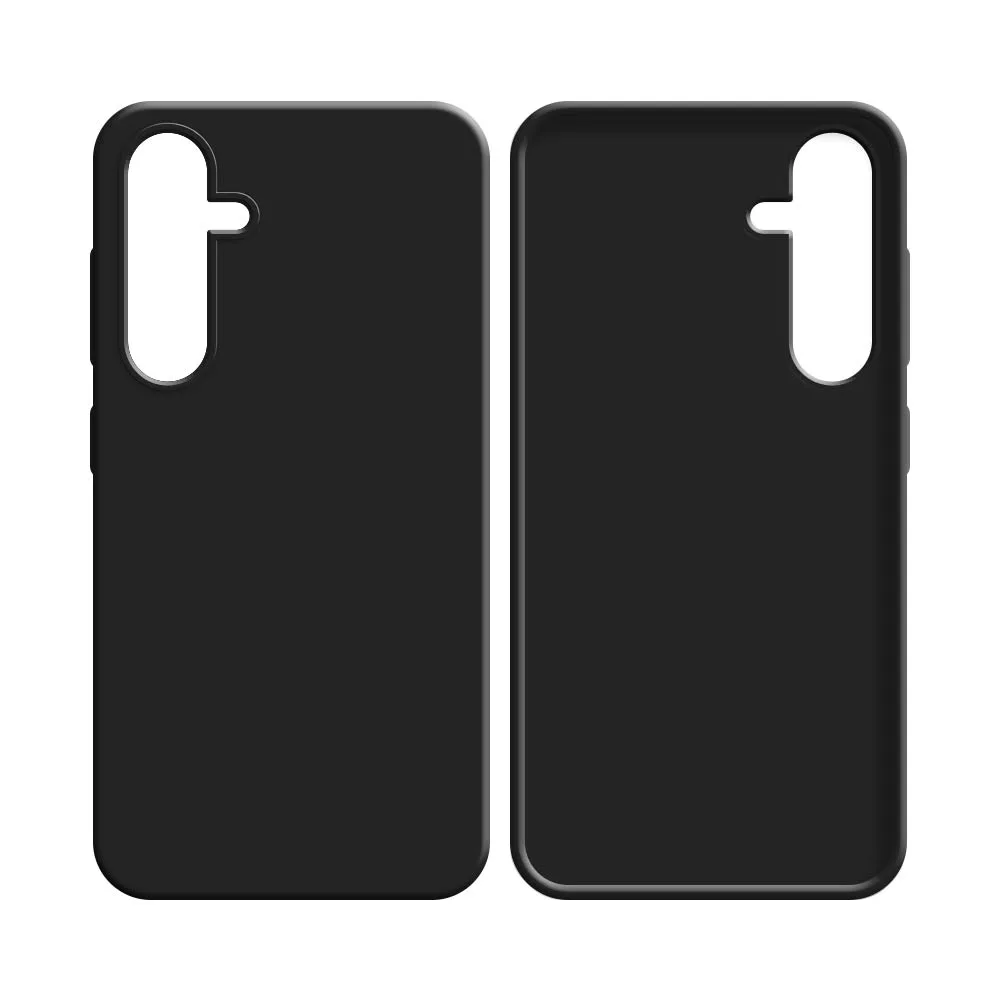 Coque Silicone Compatible pour Samsung Galaxy A34 5G A346 Noir — vue 2