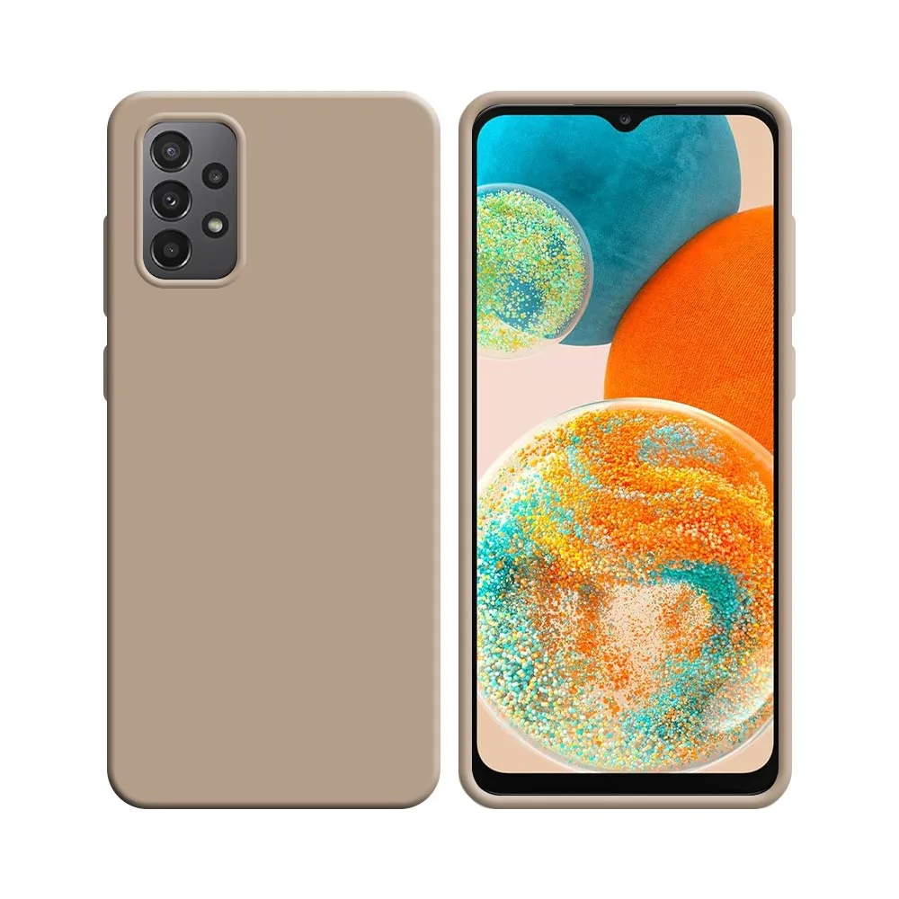 Coque Silicone Compatible pour Samsung Galaxy A23 5G A236 & A23 4G A235 Rose Gold