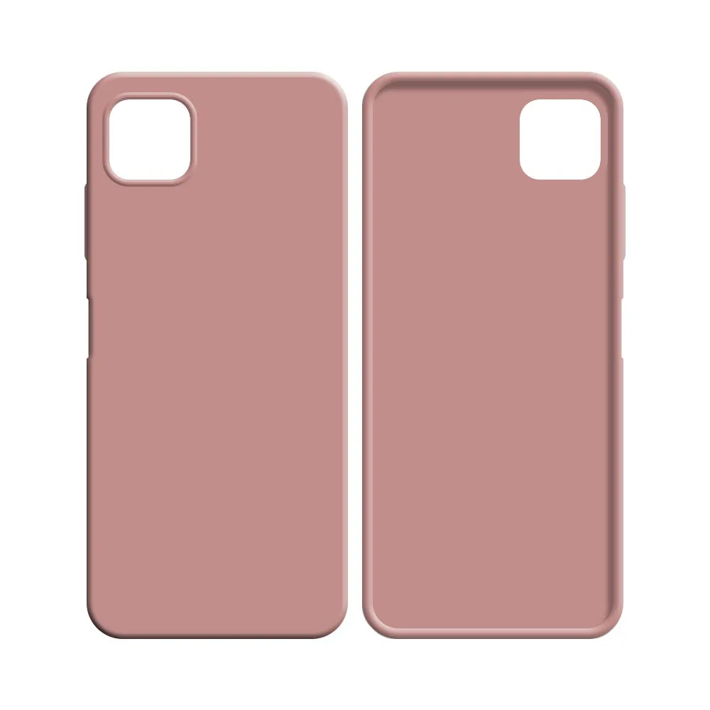 Coque Silicone Compatible pour Samsung Galaxy A22 5G A226B Rose — vue 2