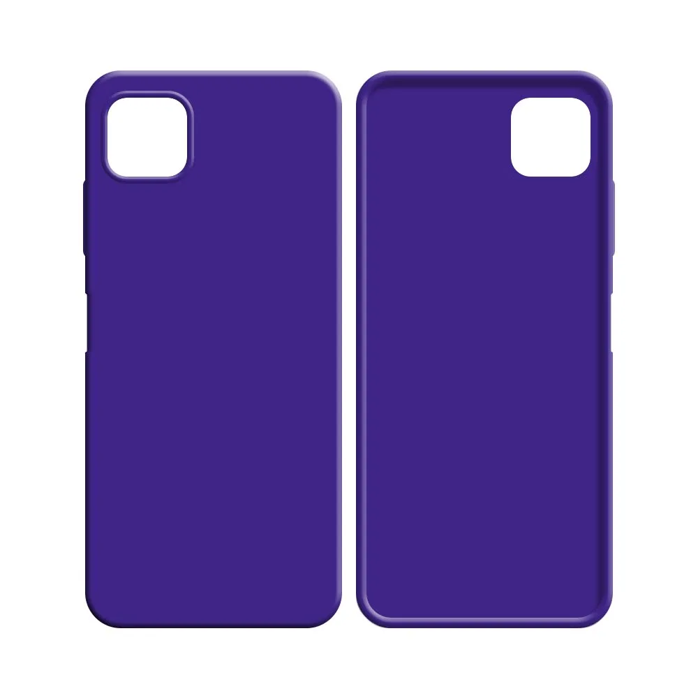 Coque Silicone Compatible pour Samsung Galaxy A22 5G A226B Mauve — vue 2