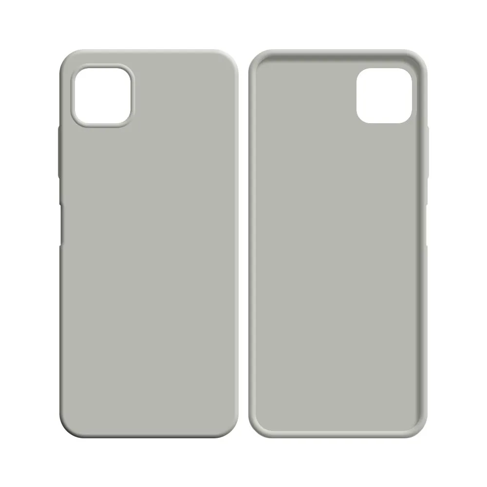 Coque Silicone Compatible pour Samsung Galaxy A22 5G A226B Blanc — vue 2