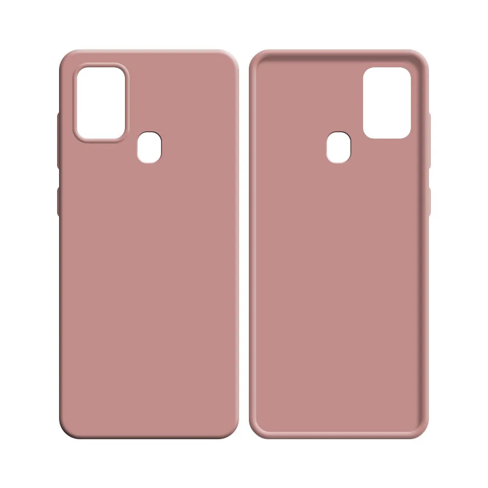 Coque Silicone Compatible pour Samsung Galaxy A21S A217F Rose — vue 2