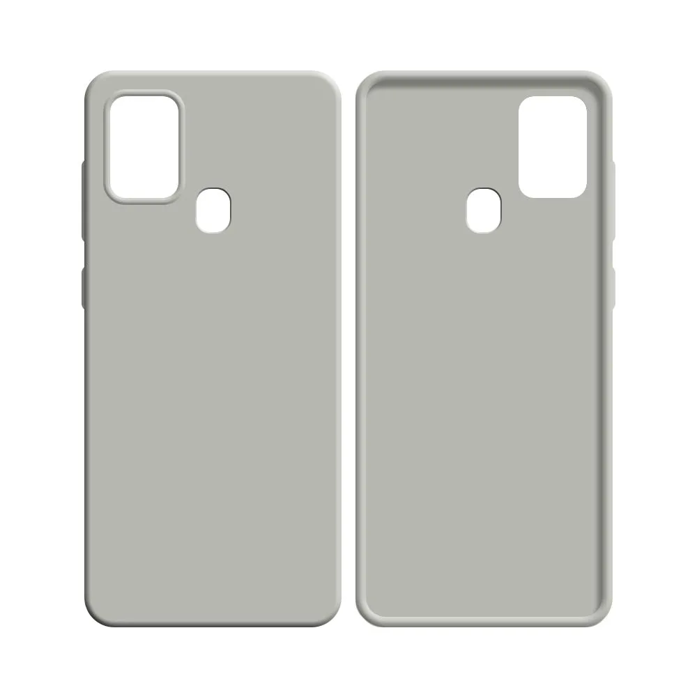 Coque Silicone Compatible pour Samsung Galaxy A21S A217F Blanc — vue 2