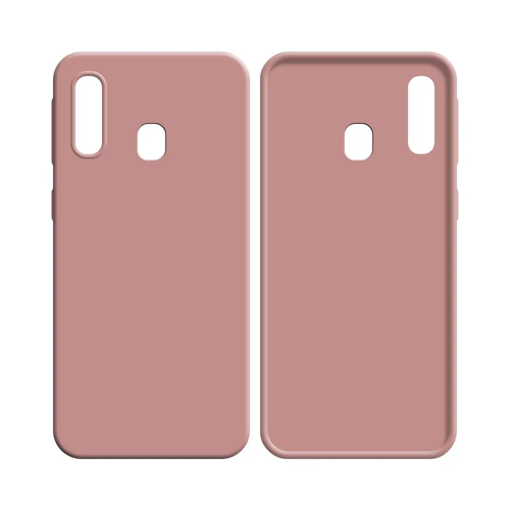 Coque Silicone Compatible pour Samsung Galaxy A20e A202 Rose — vue 2