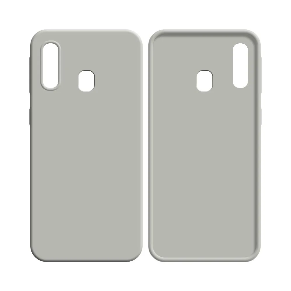 Coque Silicone Compatible pour Samsung Galaxy A20e A202 Blanc — vue 2