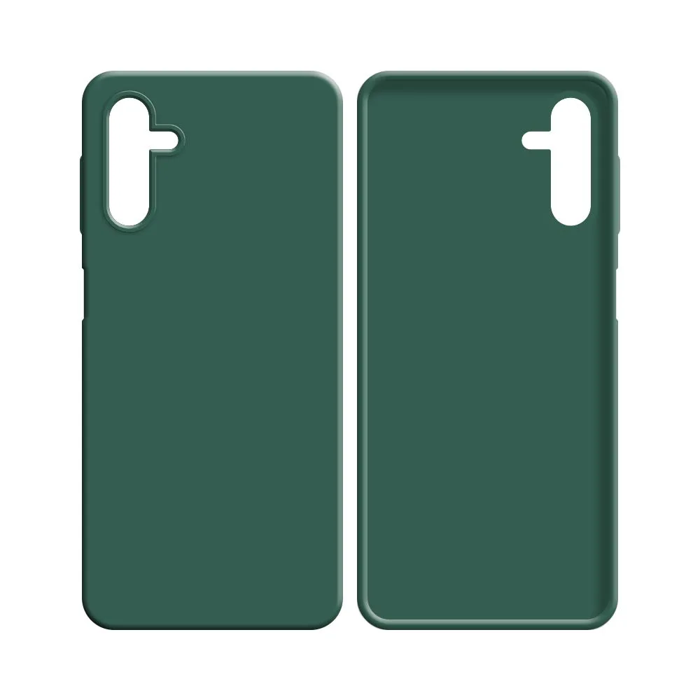 Coque Silicone Compatible pour Samsung Galaxy A13 5G A136/Galaxy A04s A047F (#22) Vert Foncé — vue 2