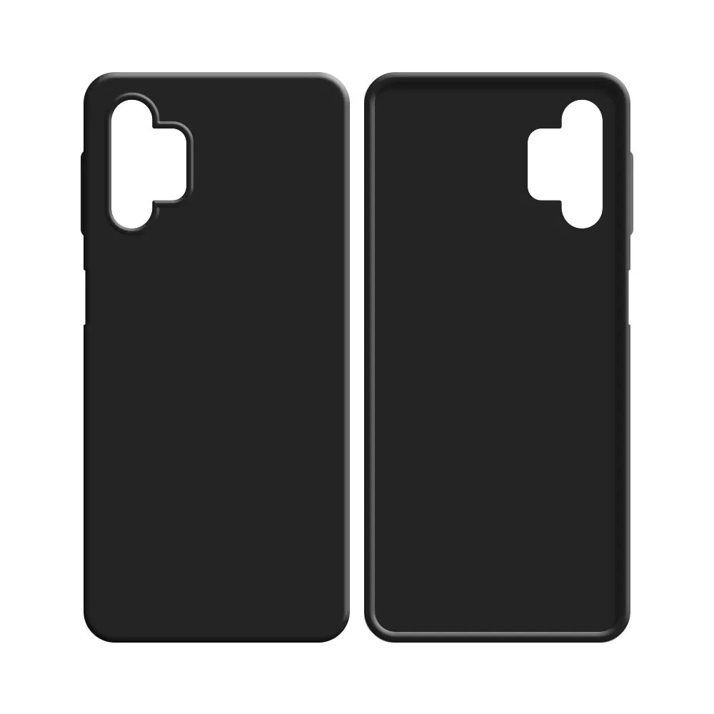 Coque Silicone Compatible pour Samsung Galaxy A13 4G A135 Noir — vue 2
