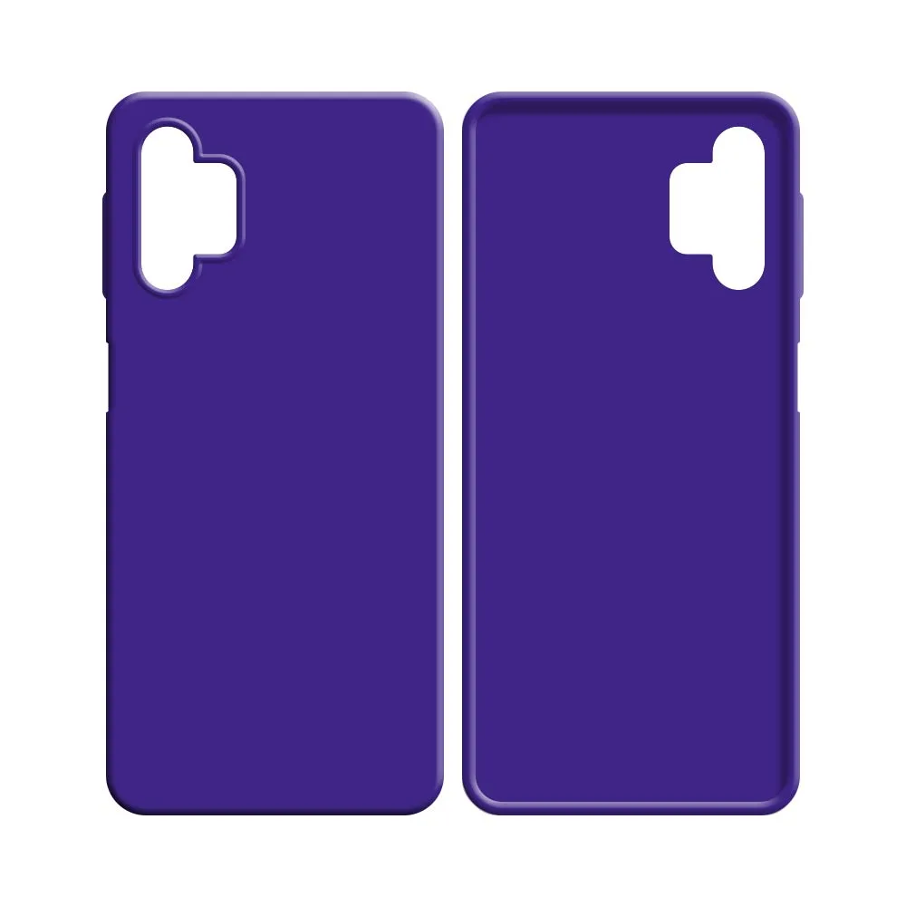 Coque Silicone Compatible pour Samsung Galaxy A13 4G A135 Mauve — vue 2