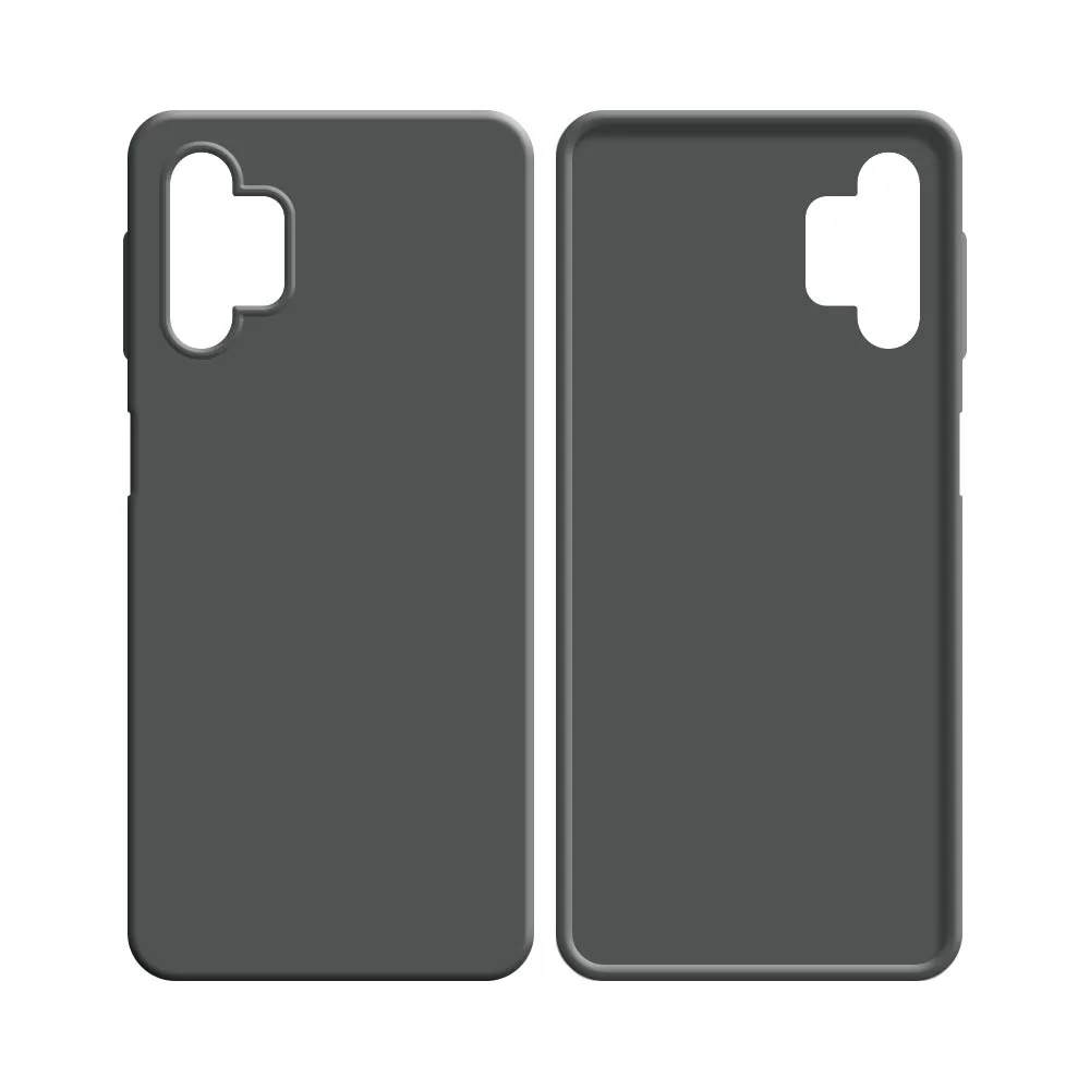 Coque Silicone Compatible pour Samsung Galaxy A13 4G A135 Gris — vue 2