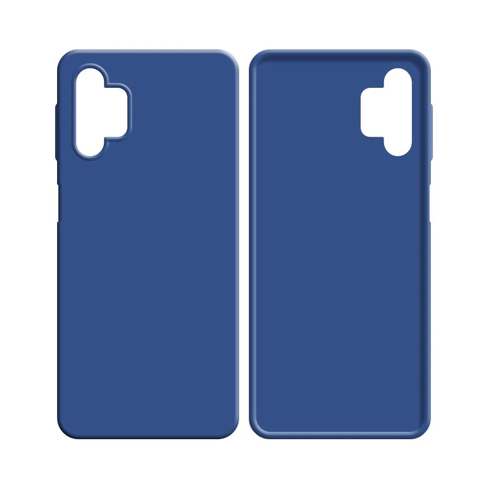 Coque Silicone Compatible pour Samsung Galaxy A13 4G A135 Bleu Marine — vue 2