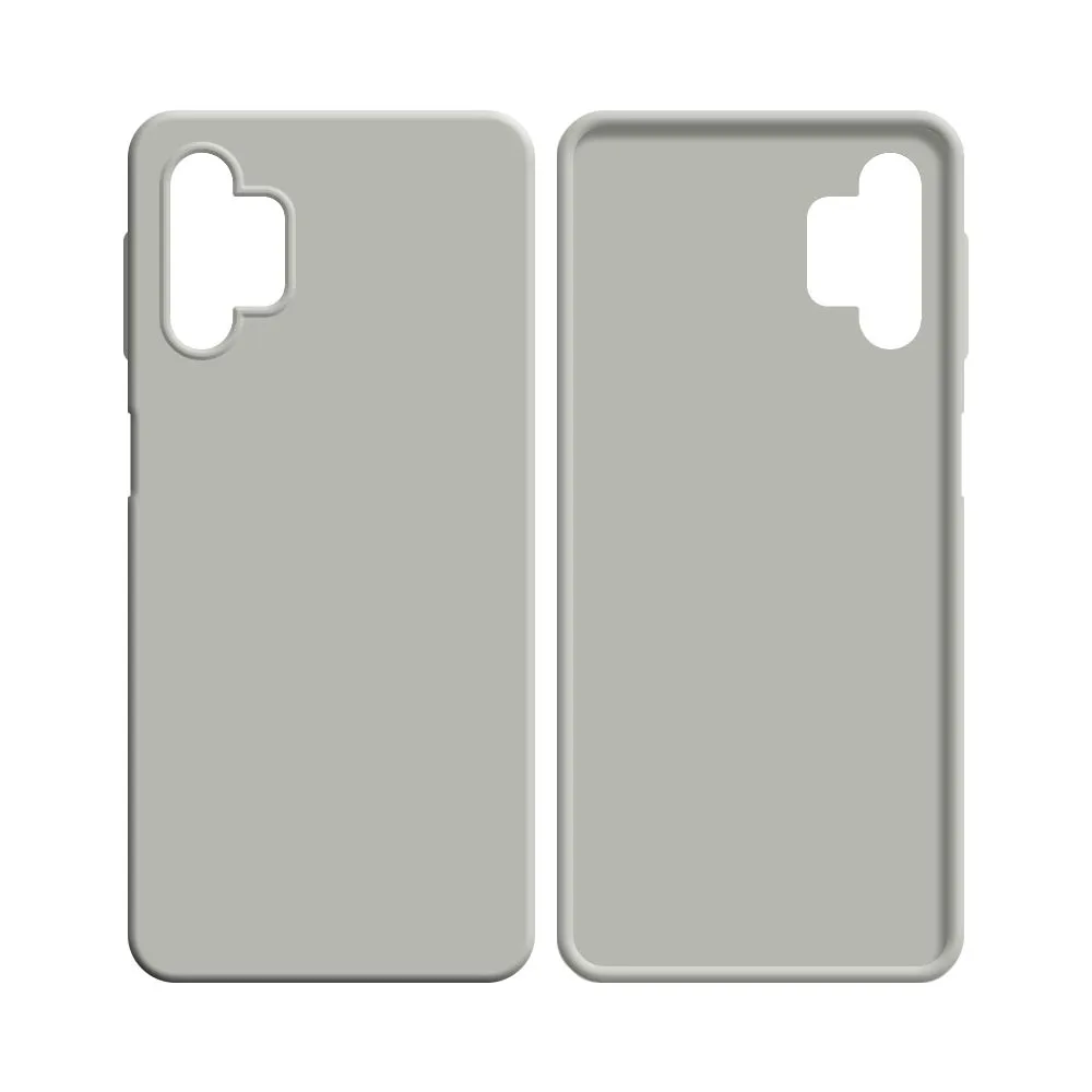Coque Silicone Compatible pour Samsung Galaxy A13 4G A135 Blanc — vue 2