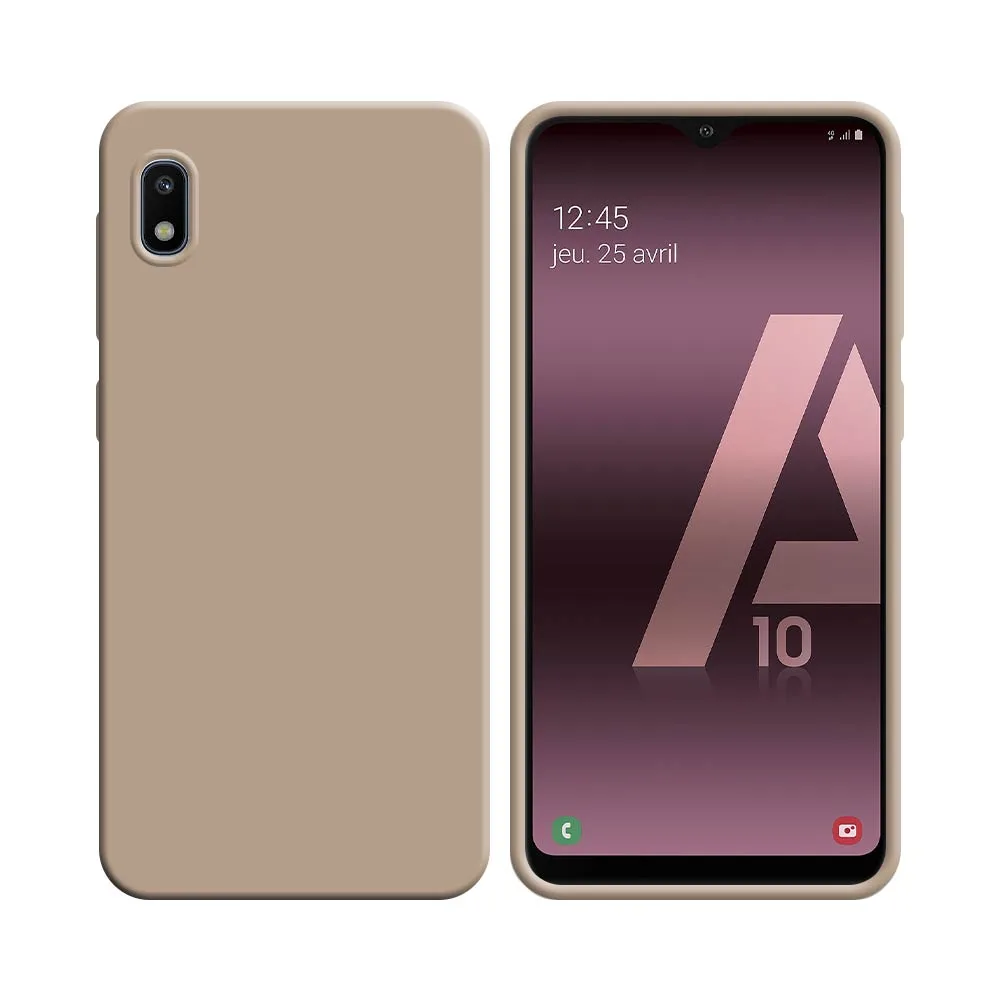 Coque Silicone Compatible pour Samsung Galaxy A10 A105 Rose Gold