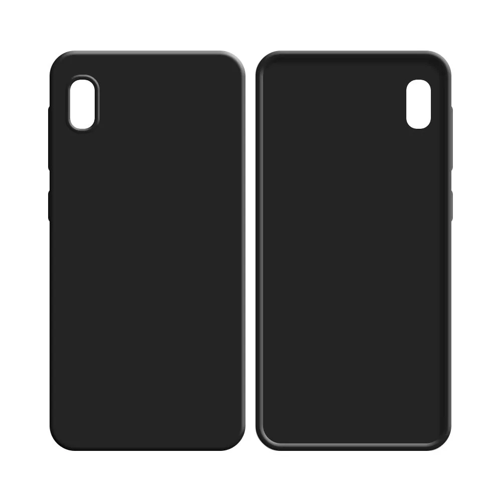 Coque Silicone Compatible pour Samsung Galaxy A10 A105 Noir — vue 2