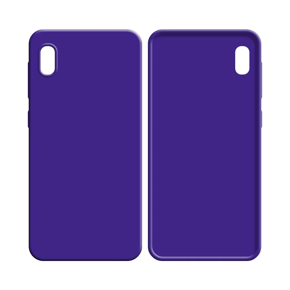 Coque Silicone Compatible pour Samsung Galaxy A10 A105 Mauve — vue 2