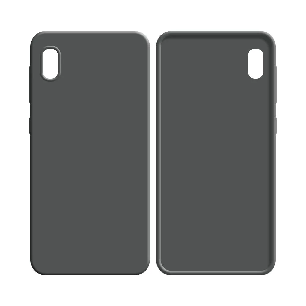 Coque Silicone Compatible pour Samsung Galaxy A10 A105 Gris — vue 2