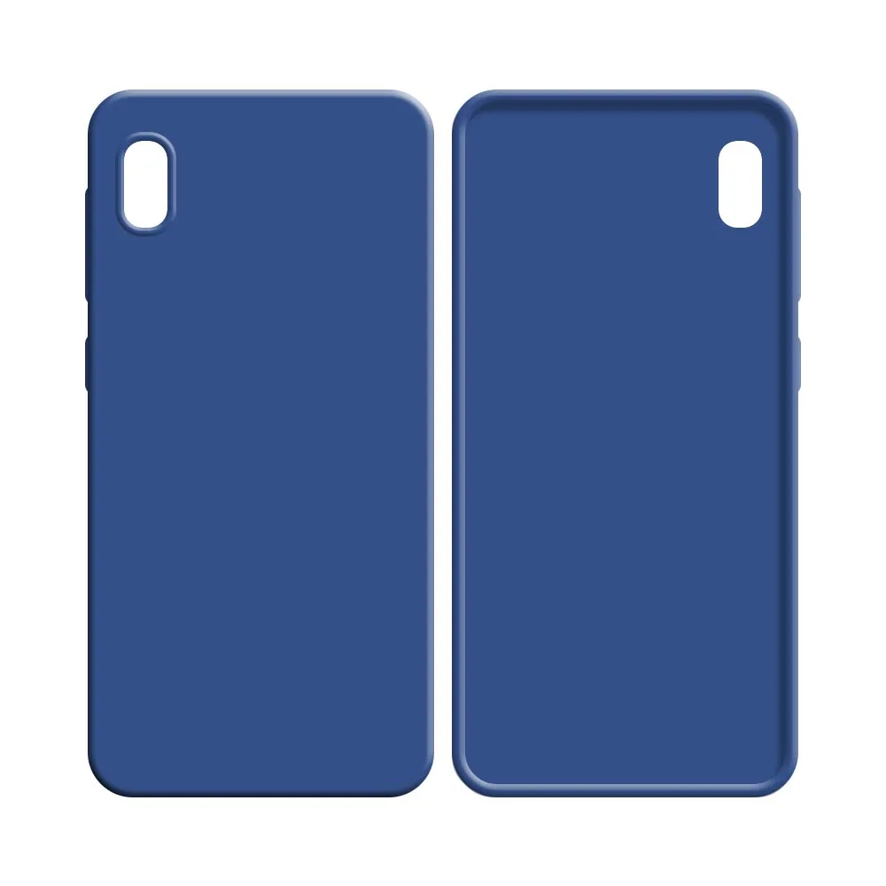 Coque Silicone Compatible pour Samsung Galaxy A10 A105 Bleu Marine — vue 2