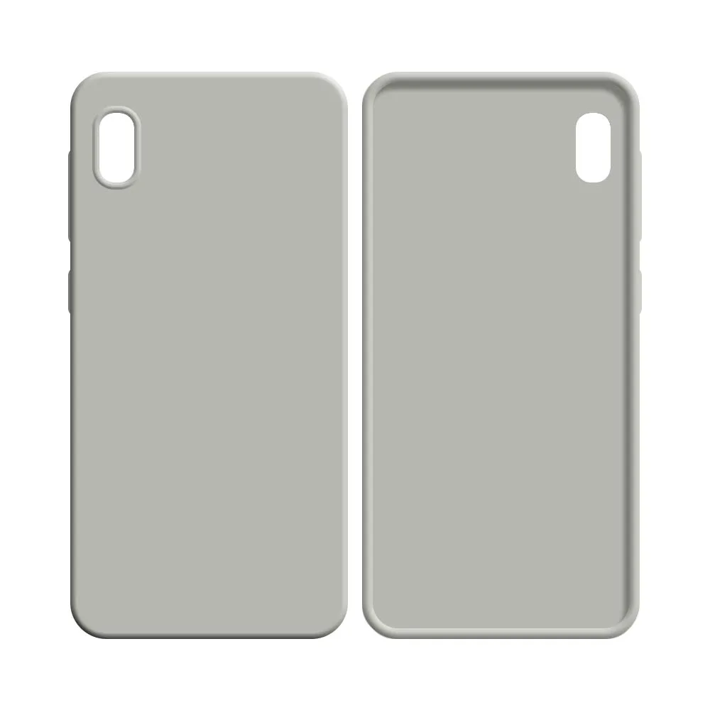 Coque Silicone Compatible pour Samsung Galaxy A10 A105 Blanc — vue 2