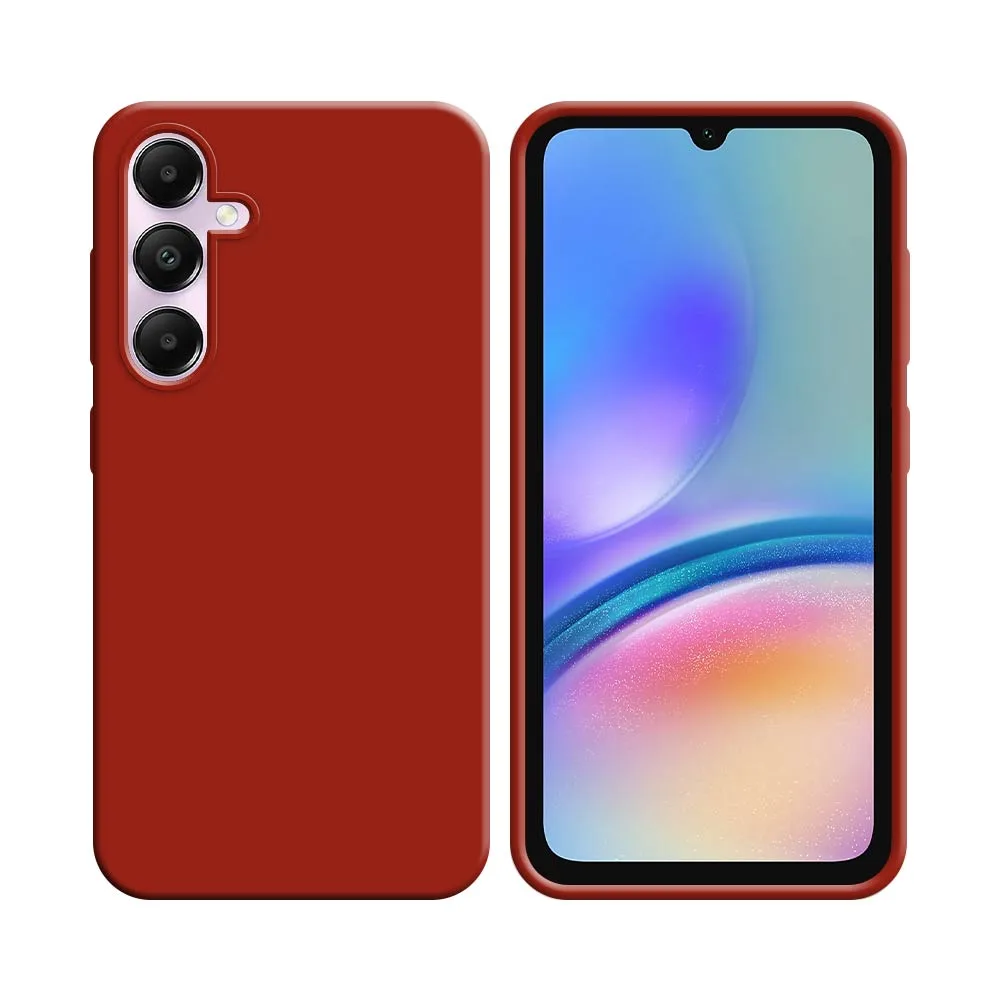 Coque Silicone Compatible pour Samsung Galaxy A05s A057 Rouge