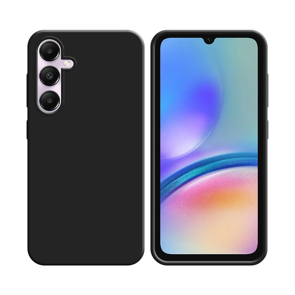 Coque Silicone Compatible pour Samsung Galaxy A05s A057 Noir