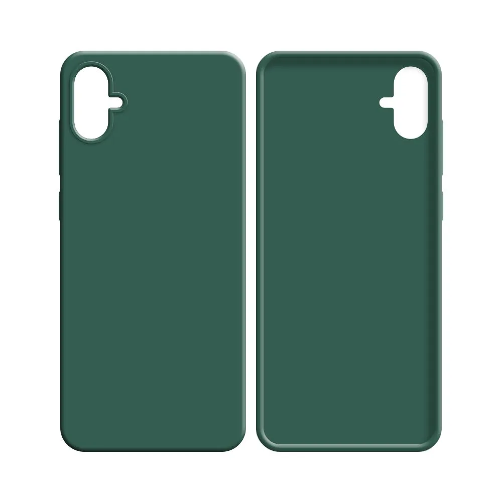 Coque Silicone Compatible pour Samsung Galaxy A05 A055 Vert Foncé — vue 2