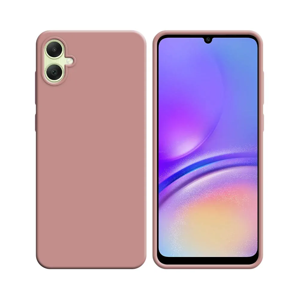 Coque Silicone Compatible pour Samsung Galaxy A05 A055 Rose