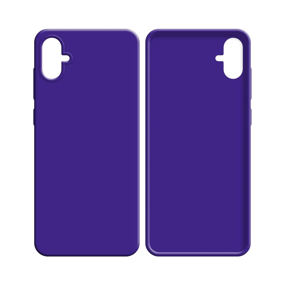 Coque Silicone Compatible pour Samsung Galaxy A05 A055 Mauve — vue 2