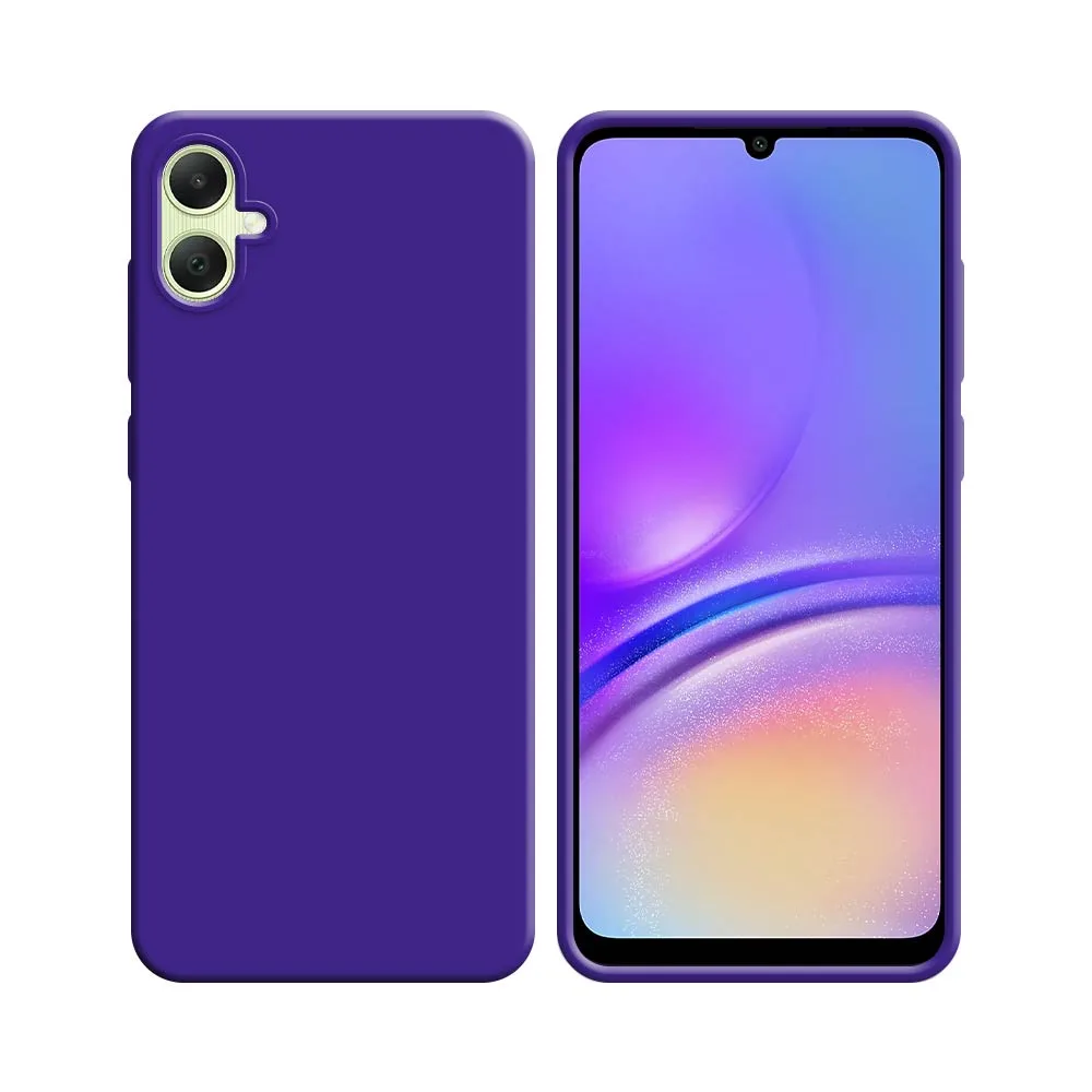 Coque Silicone Compatible pour Samsung Galaxy A05 A055 Mauve