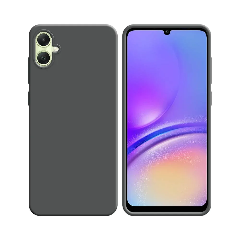 Coque Silicone Compatible pour Samsung Galaxy A05 A055 Gris