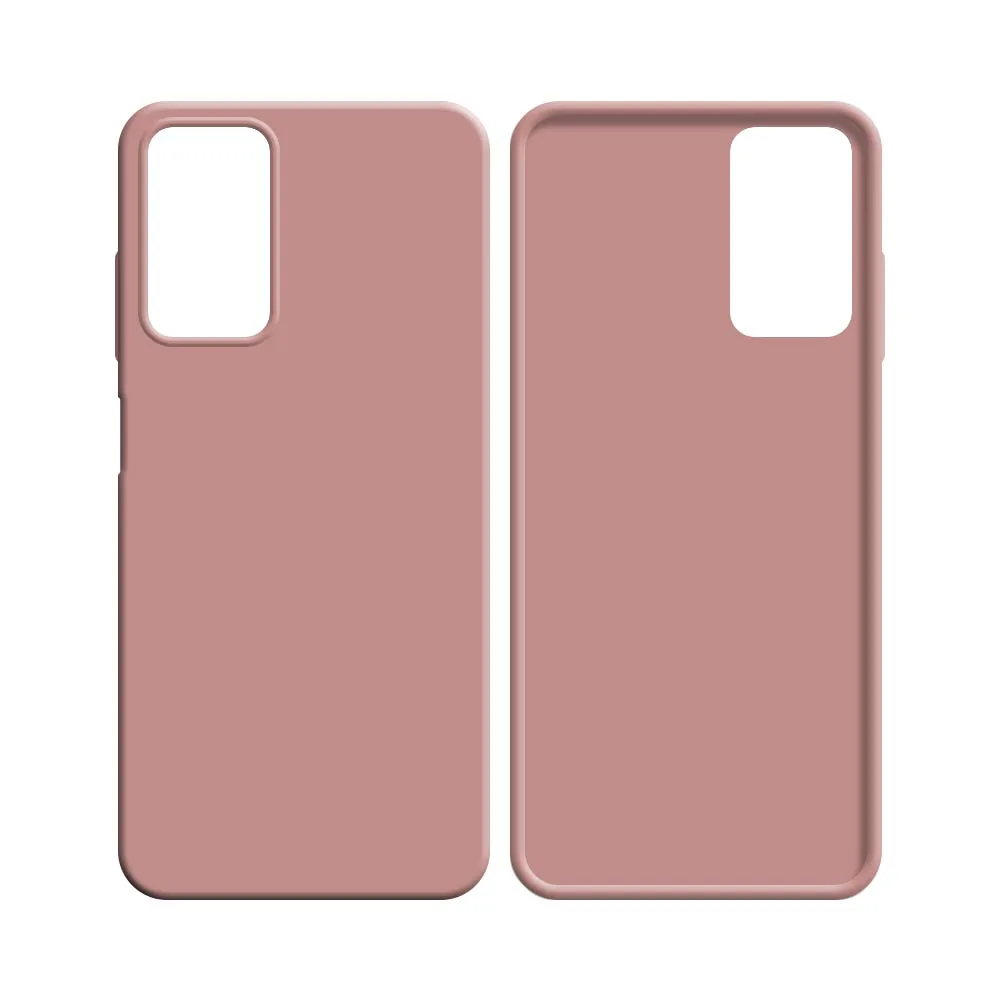 Coque Silicone Compatible pour Samsung Galaxy A03s A037 Rose — vue 2