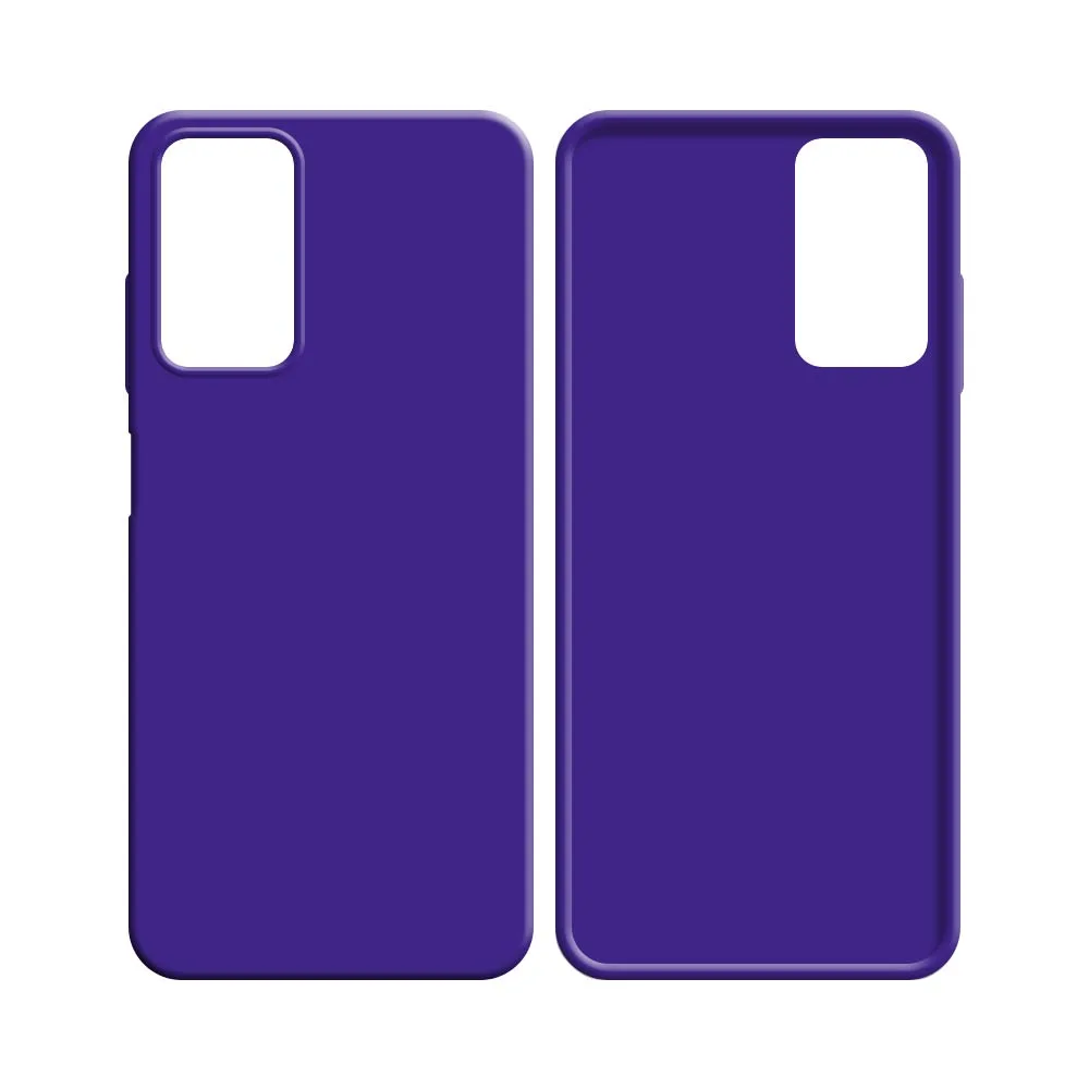 Coque Silicone Compatible pour Samsung Galaxy A03s A037 Mauve — vue 2