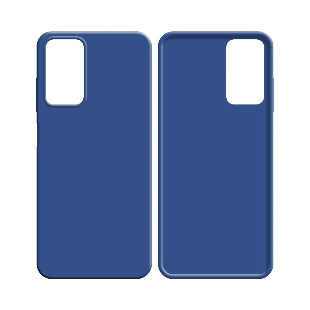 Coque Silicone Compatible pour Samsung Galaxy A03s A037 Bleu Marine — vue 2