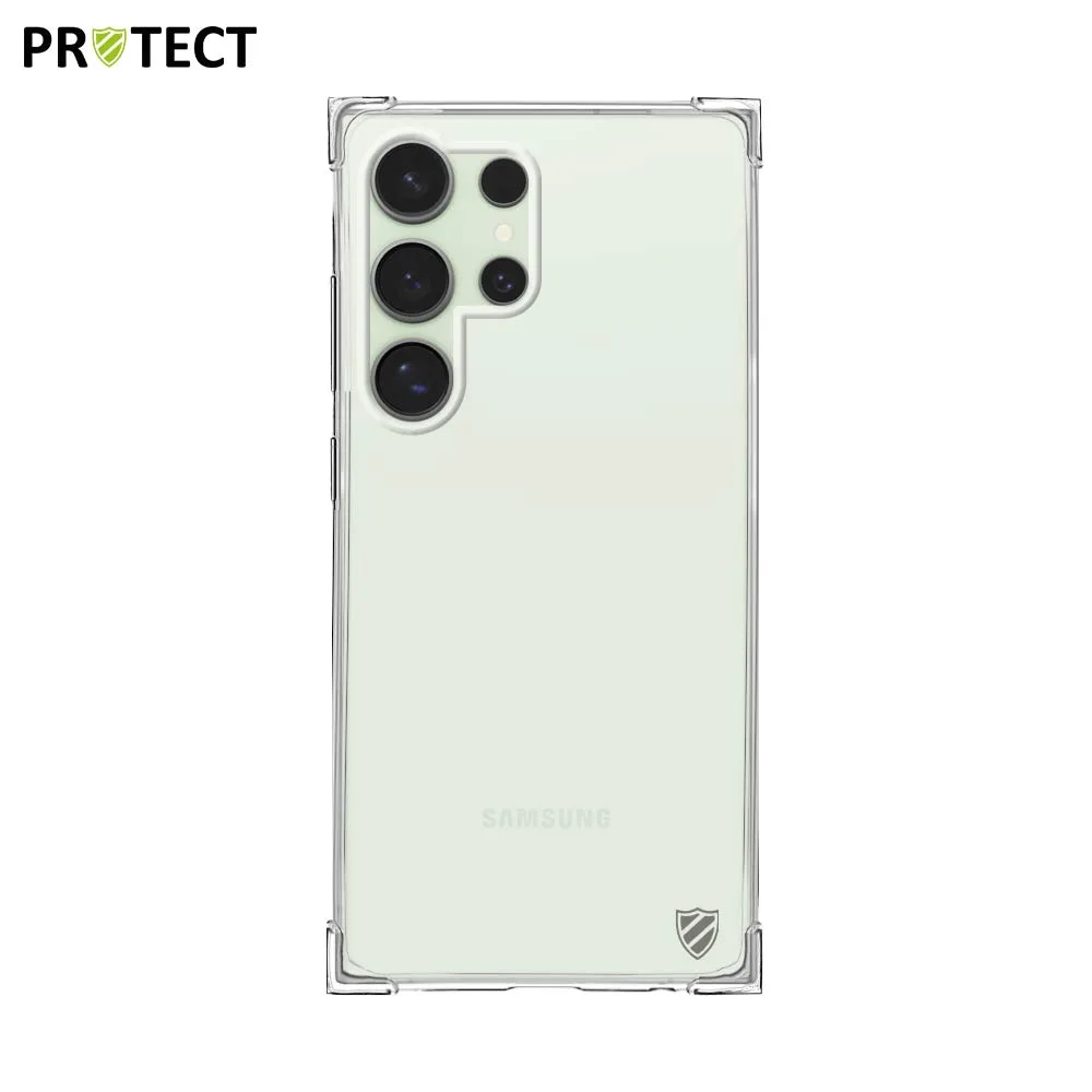 Coque Silicone Renforcée PROTECT pour Samsung Galaxy S24 Ultra 5G S928 Transparent — vue 2