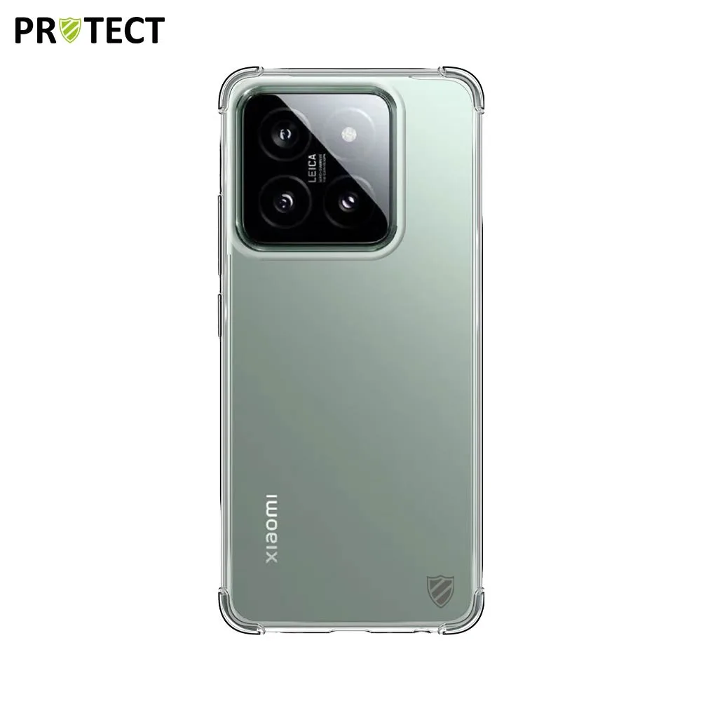 Coque Silicone Renforcée PROTECT pour Xiaomi 14 5G Transparent — vue 2