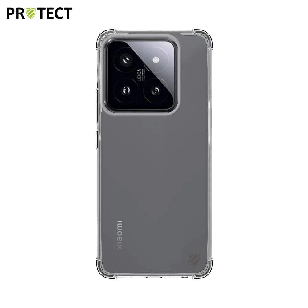 Coque Silicone Renforcée PROTECT pour Xiaomi 14 Pro Transparent — vue 2