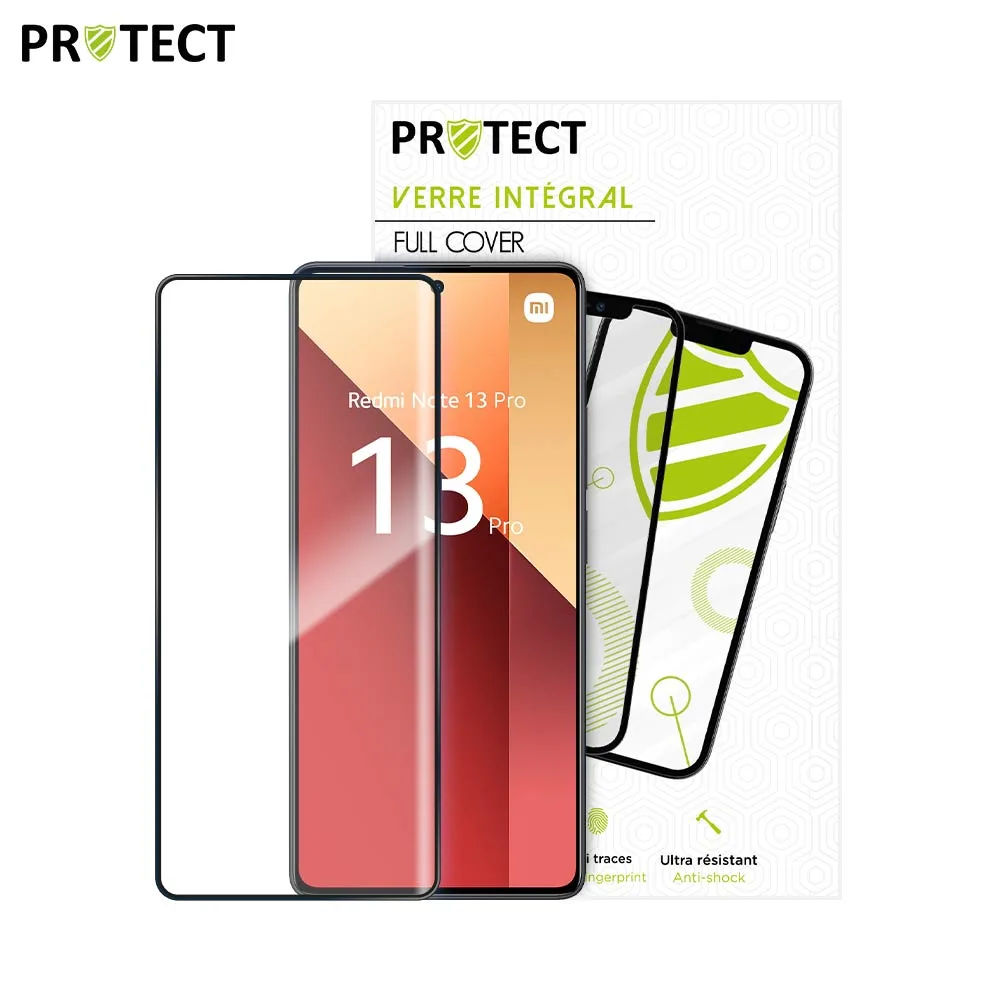 Verre Trempé Intégral PROTECT pour Xiaomi Redmi Note 13 Pro 4G Noir — vue 2
