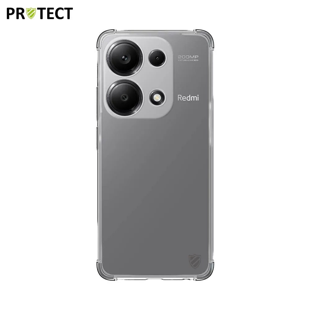 Coque Silicone Renforcée PROTECT pour Xiaomi Redmi Note 13 Pro 4G Transparent — vue 2