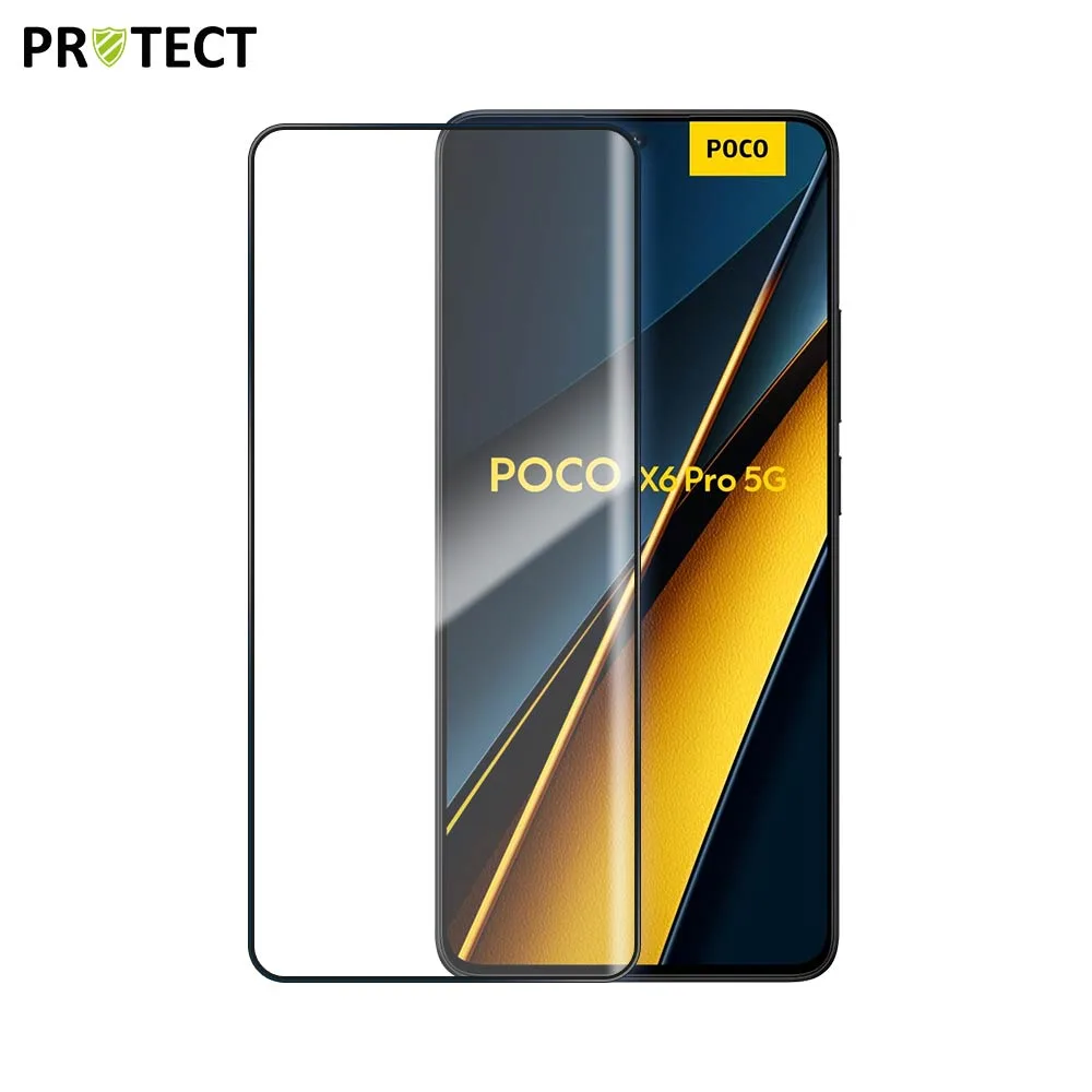 Verre Trempé Intégral PROTECT pour Xiaomi Poco X6 Pro 5G Noir