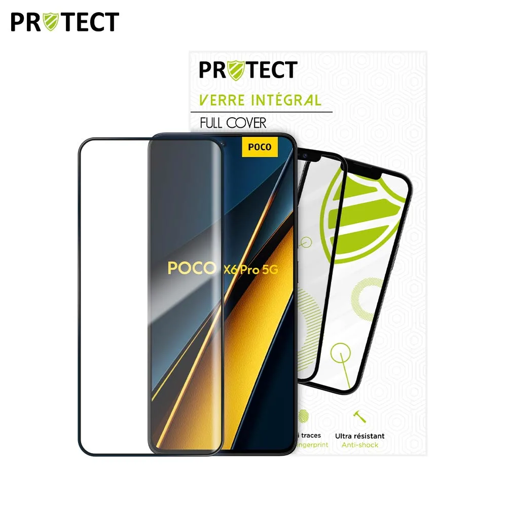 Verre Trempé Intégral PROTECT pour Xiaomi Poco X6 Pro 5G Noir — vue 2