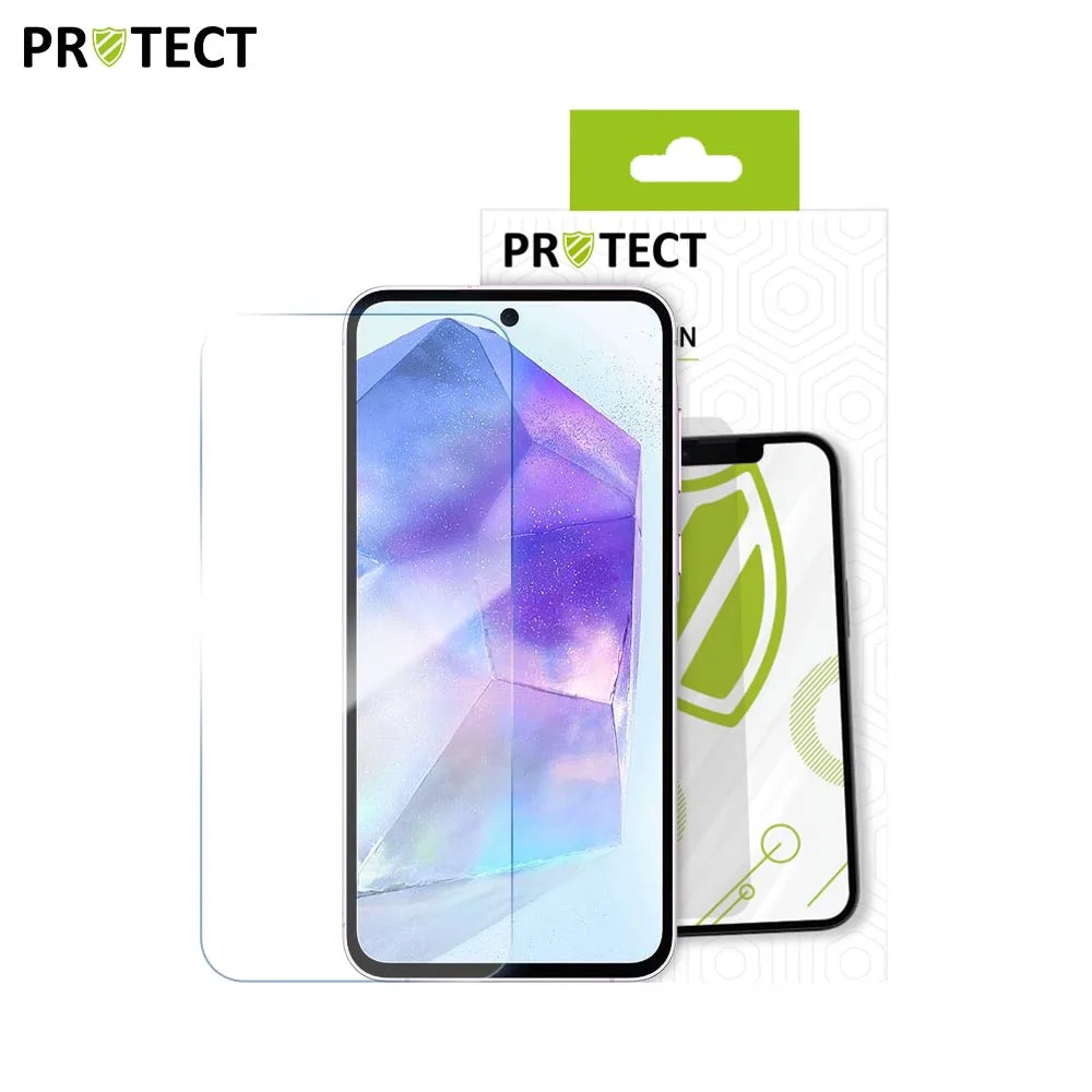 Verre Trempé Classique PROTECT pour Samsung Galaxy A35 5G A356 Transparent — vue 2