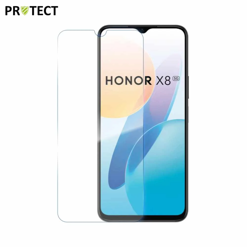 Verre Trempé Classique PROTECT pour Honor X8 5G Transparent