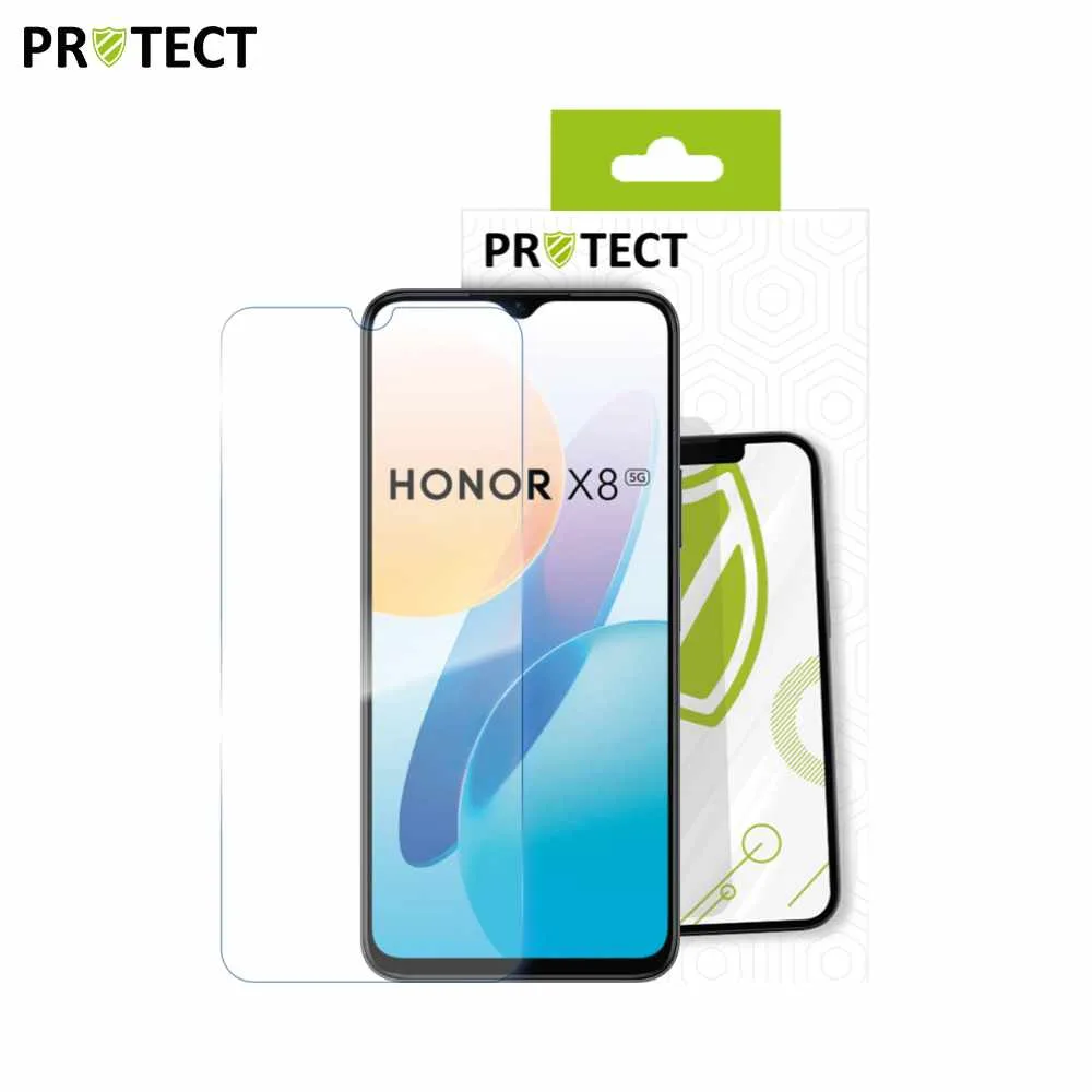 Verre Trempé Classique PROTECT pour Honor X8 5G Transparent — vue 2