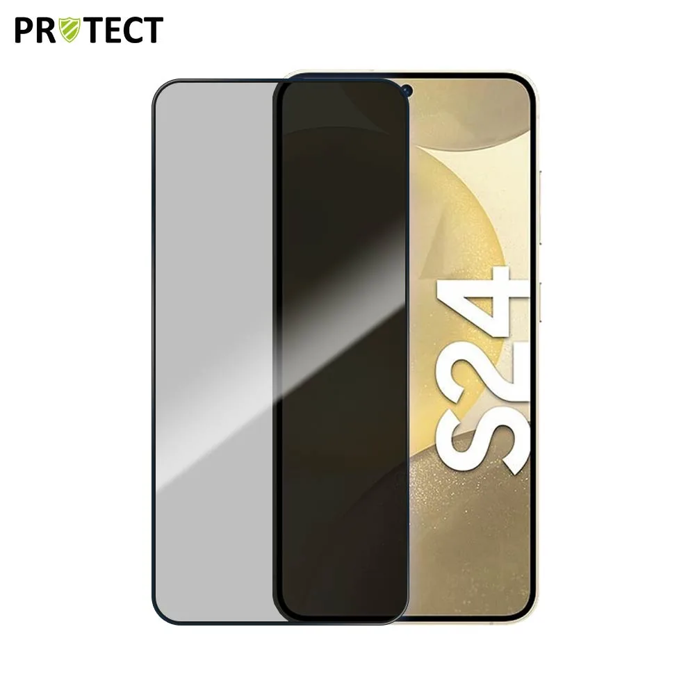 Verre Trempé PRIVACY PROTECT pour Samsung Galaxy S24 5G S921 Transparent