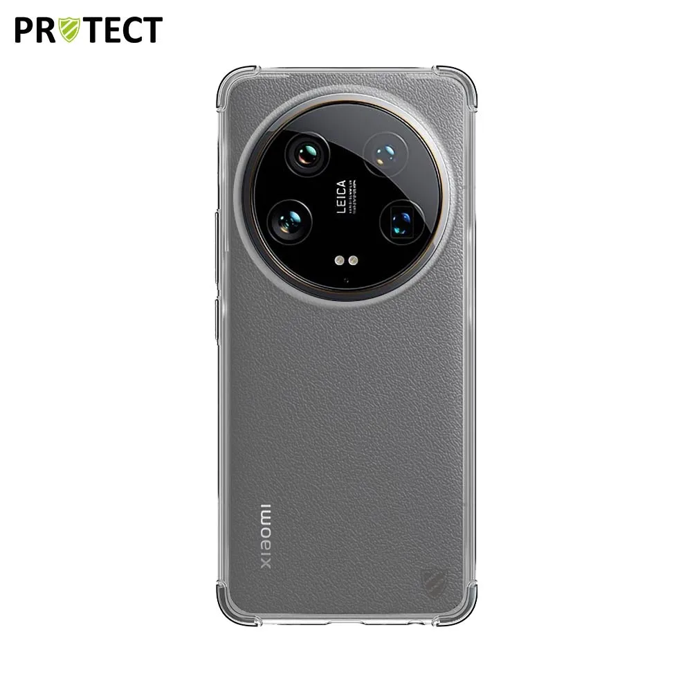 Coque Silicone Renforcée PROTECT pour Xiaomi 14 Ultra Transparent