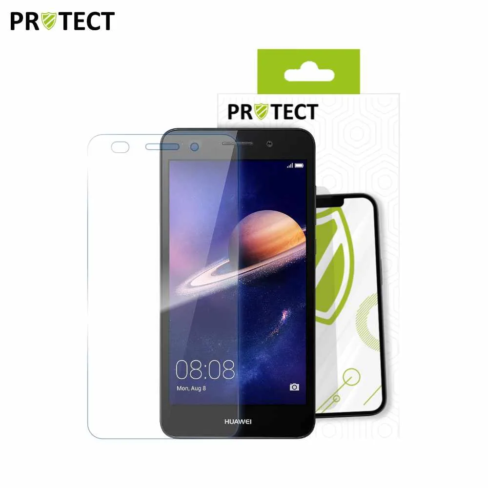 Verre Trempé Classique PROTECT pour Huawei Y6-2 Transparent — vue 2