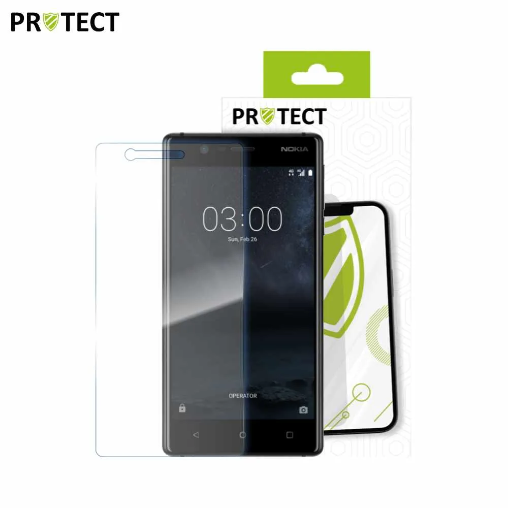 Verre Trempé Classique PROTECT pour Nokia 3 Transparent — vue 2