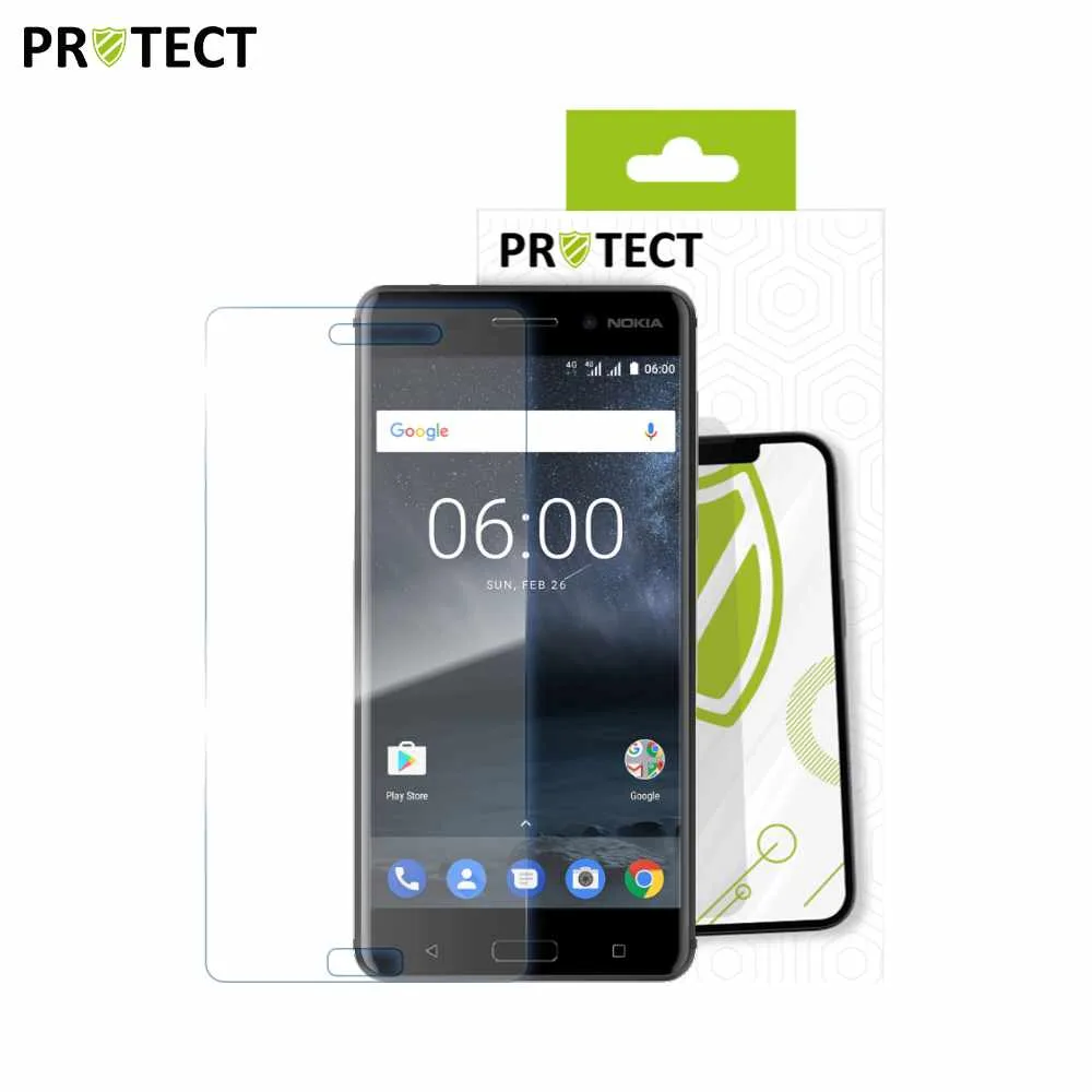 Verre Trempé Classique PROTECT pour Nokia 6 Transparent — vue 2